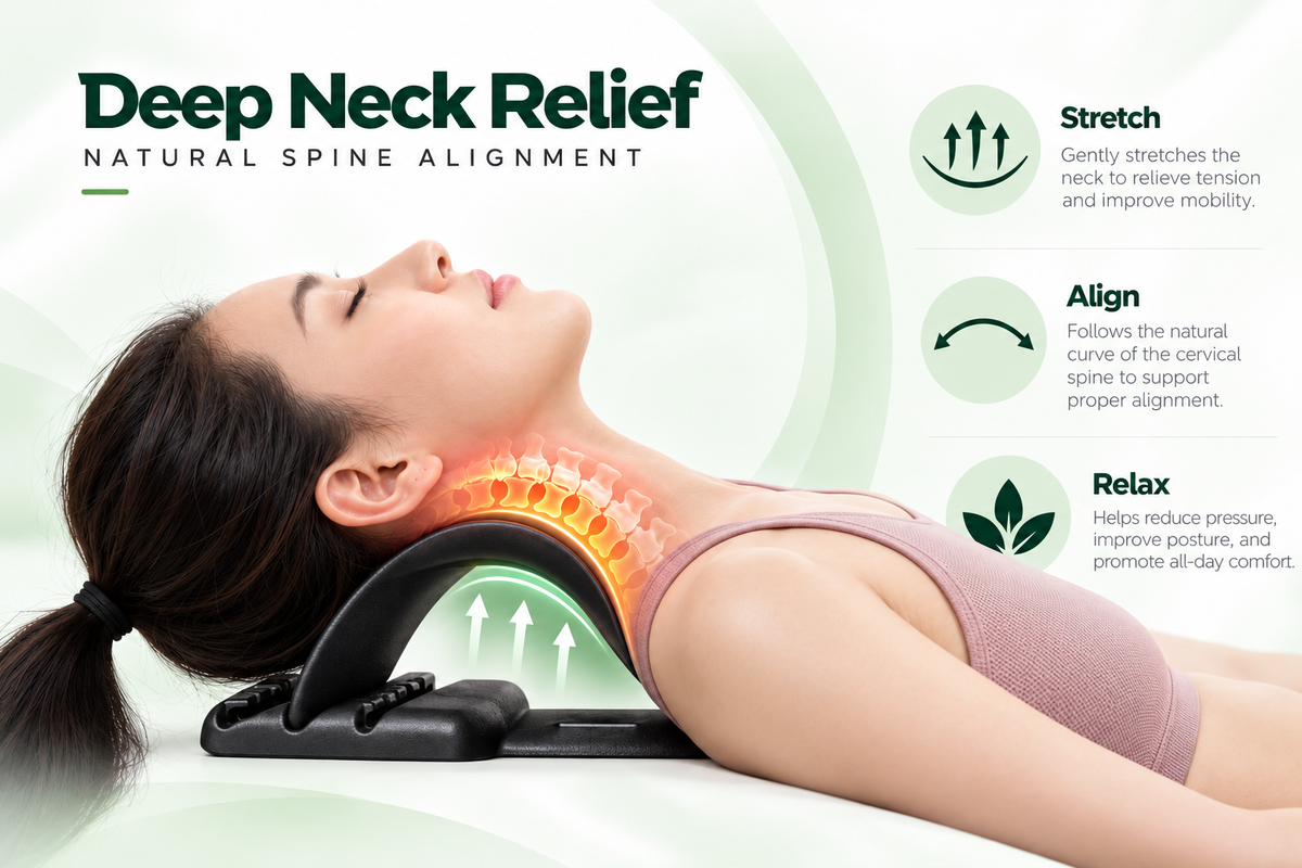 Home lumbar spine cervical support neck traction device