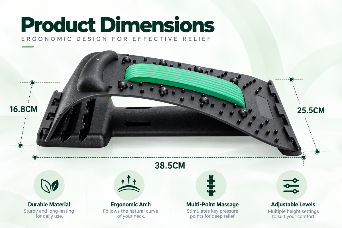 Home lumbar spine cervical support neck traction device